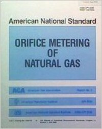 Orifice metering of natural gas.