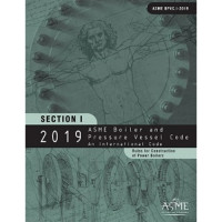 Image of ASME BPVC. I-2019 (Section I ASME Boiler and Pressure Vessel Code An International Code 2019, Rules for Construction of Power Boilers)
